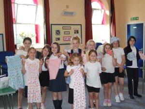 Pictured are last terms after school club sewers showing off their lovely dresses.  I look forward to welcoming lots of them back from September 17th!