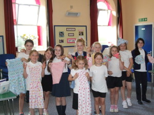 Pictured are last terms after school club sewers showing off their lovely dresses. I look forward to welcoming lots of them back from September 17th!